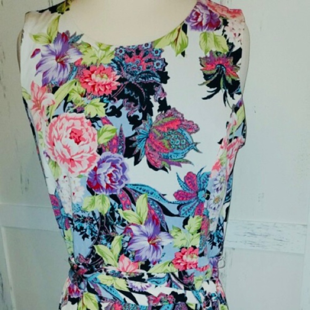 Charter Club Sleeveless Floral Dress